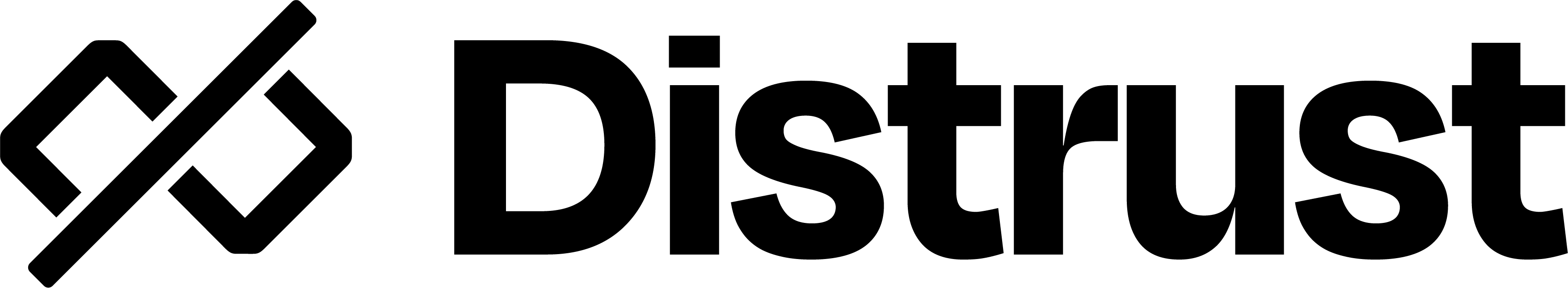 Distrust logo